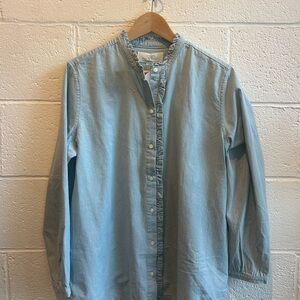 Trovata Helena Shirt Chambray Large NWT